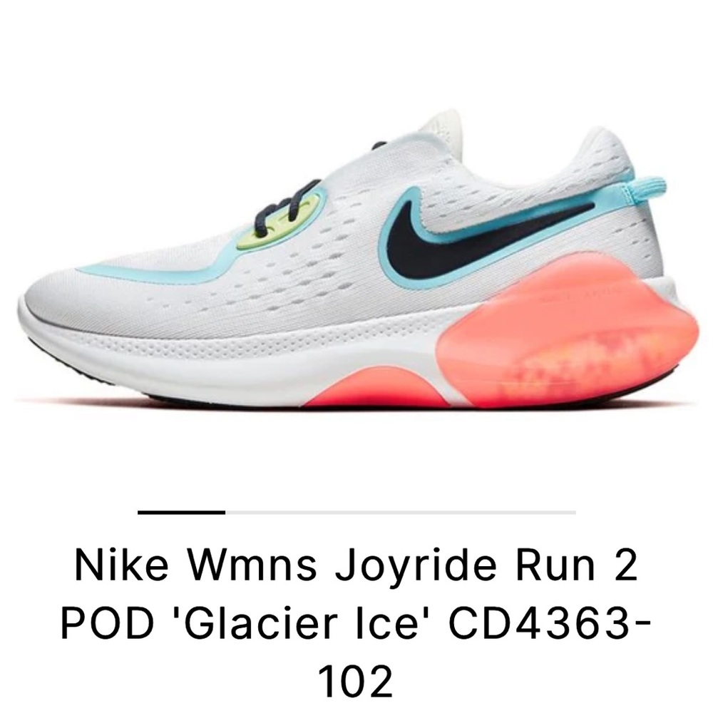 Women size 11.5 Nike Joyride Run 2 POD 'Glacier Ice' CD4363-102